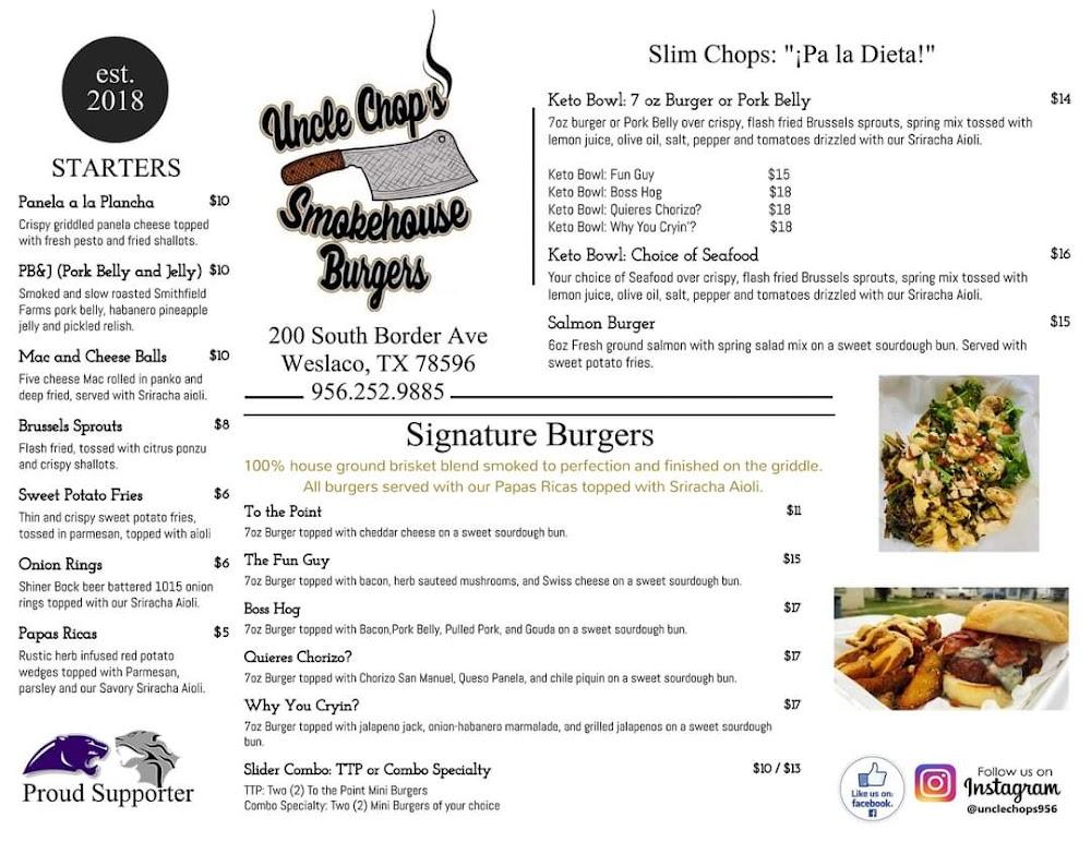 Uncle Chops Food Court Menu image 3